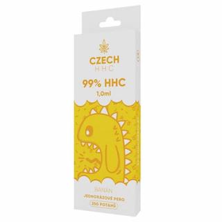 CZECH HHC 99% HHC jednorazové pero Banán 250 poťahov 1ml 1ks