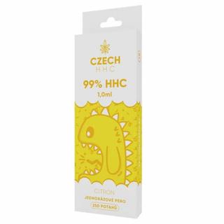 CZECH HHC 99% HHC jednorazové pero Citrón  250 poťahov 1ml 1ks
