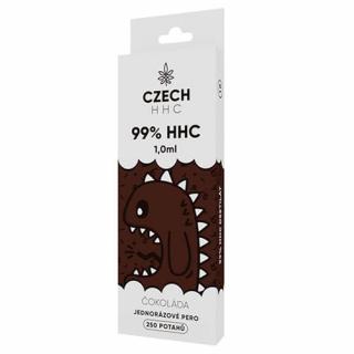 CZECH HHC 99% HHC jednorazové pero Čokolády 250 poťahov 1ml 1ks