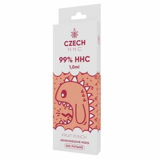 CZECH HHC 99% HHC jednorazové pero Fruit Punch 250 poťahov 1ml 1ks