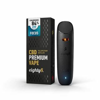 Eighty8 Vaporizačné pero FOCUS CBD 84%