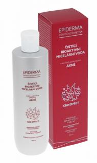 EPIDERMA bioaktivna CBD micelárna voda pri akné 300ml