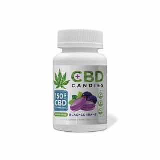 Euphoria CBD Cukríky čierne ríbezle 150 mg 15ks