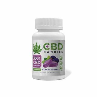 Euphoria CBD Cukríky čierne ríbezle 300 mg 30ks