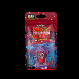 Euphoria Magic Amanita Muscaria Gummies - Werewolf  25mg 5ks