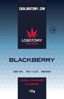 LOBOTOMY BLACKBERRY INDOOR CBD 10% a THC 0,2% 10g