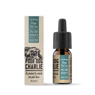 POOR DOG CHARLIE CBD kvapky slanina 2% 10ml Pharma Hemp