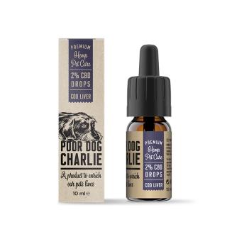 POOR DOG CHARLIE CBD kvapky tresčiu pečeň 2% 10ml Pharma Hemp