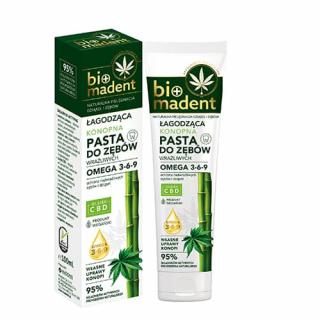 Upokojujúca konopná zubná pasta s CBD BioMadent 100ml