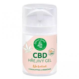 Zelená Země CBD hrejivý gél 50g