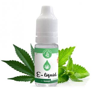 Zelená Země E-liquid s CBD príchuť Konope - spearmint 10ml