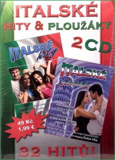 2 CD Italské hity,  ploužáky - papírový obal