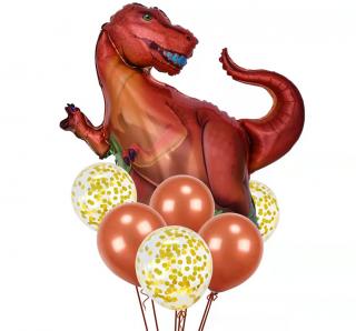 Fóliový balónik set Dinosaurus 7 ks (9062)