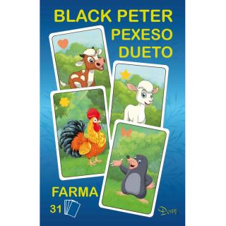 Karty Čierny Peter Farma
