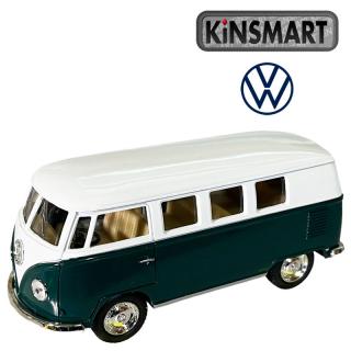 Kinsmart 1962 VW Classical Bus 1:32 tmavo zelený