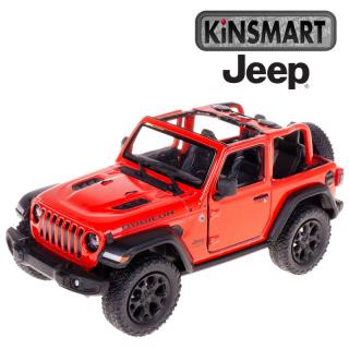 Kinsmart Jeep Wrangler 1:34 červený