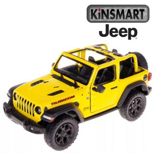 Kinsmart Jeep Wrangler 1:34 žltý