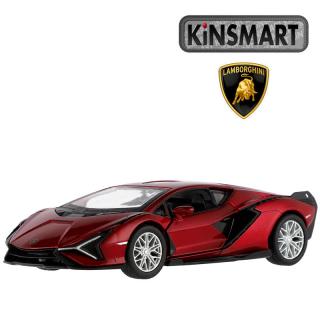 Kinsmart Lamborghini Sián FKP 37 1:40 červené
