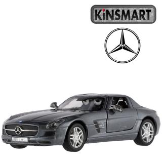 Kinsmart Mercedes-Benz SLS AMG 1:36 sivý