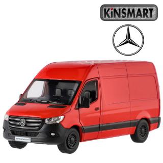 Kinsmart Mercedes-Benz Sprinter 1:48 červený