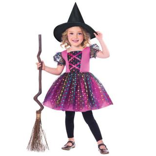 Kostým detský Čarodejnica 3-4 roky