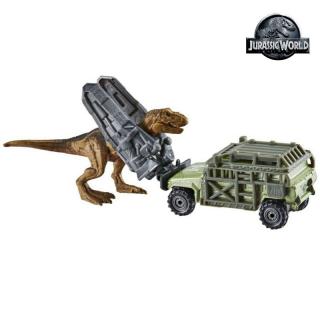 Matchbox Jurský Svet Transportér s dinosarom Tyranno-hauler