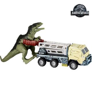 Matchbox Jurský Svet Transportér s dinosaurem Gigantosaurus