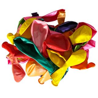 Nafukovacie balóniky 50 ks farebné