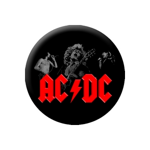 Placka ACDC 25mm (034)