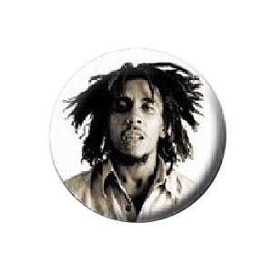 Placka Bob Marley 25mm (007)