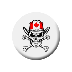 Placka Dallas Cowboys Skull 25mm (185)