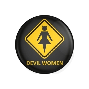 Placka Devil Women 25mm (009)