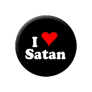 Placka I Love Satan 25mm (209)