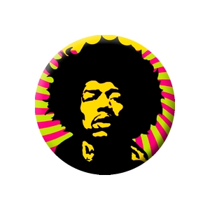 Placka Jimi Hendrix 25mm (254)