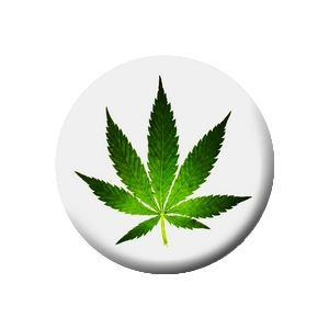 Placka Marihuana 25mm (107)