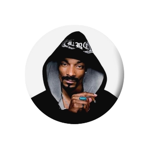 Placka Snoop Dogg 25mm (100)