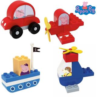 PlayBig BLOXX Peppa Pig Sada vozidiel