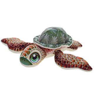 Plyšová korytnačka 28 cm hnedá