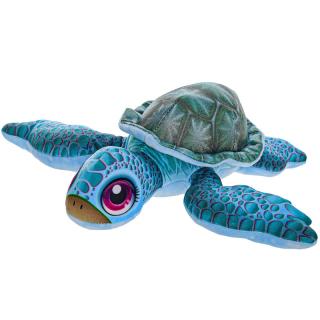 Plyšová korytnačka 28 cm modrá