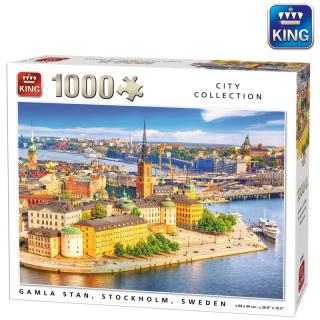 Puzzle Gamla Stan, Štokholm 1 000 dielikov