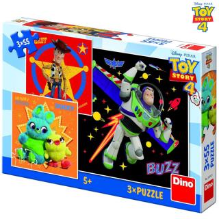 Toy Story 4 Puzzle 3 x 55 dielikov