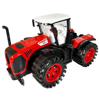 Traktor na zotrvačník 40 cm červený