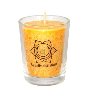 Cereus MINI čakrová svíce - oranžová