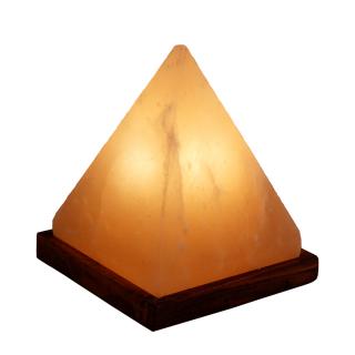 Cereus Solná lampa elektrická - Pyramida - kabel v černé barvě