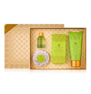 Spa Ceylon - Eau De Parfum Set NIGHT JASMINE - telové mlieko 30 ml +  mydlo 50 g + krém na ruky 10 g darčeková sada