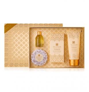 Spa Ceylon - Eau De Parfum Set TUBEROSE - telové mlieko 30 ml +  mydlo 50 g + krém na ruky 10 g darčeková sada