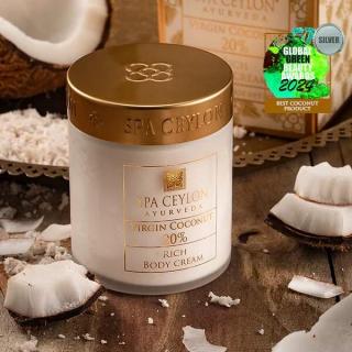 Spa Ceylon - VIRGIN COCONUT 30% - Ultra-vyživujúci telový krém - 150g