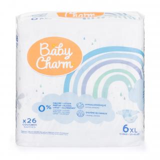 Baby Charm Super Dry Flex veľ. 6 XL (13-18 kg) - 26 ks