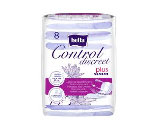 Bella urologické vložky Control Discreet Plus - 8 ks  + Pri kúpe akýchkoľvek 2 ks Bella Control Discreet dostanete Bella intímne vlhčené obrúsky…