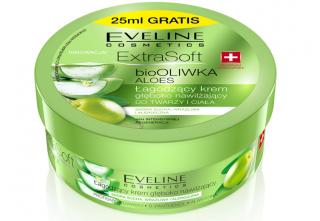 Eveline Cosmetics Extra Soft upokojujúci, hydratačný krém s bioOlivou a Aloe Vera - 200 ml